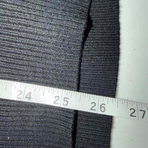 Eddie Bauer Cotton Cashmere Men Large Black 1/4 Zip Pullover Long Sleeve Sweater - Picture 8 of 8